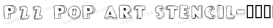 P22 Pop Art Stencil字体转换